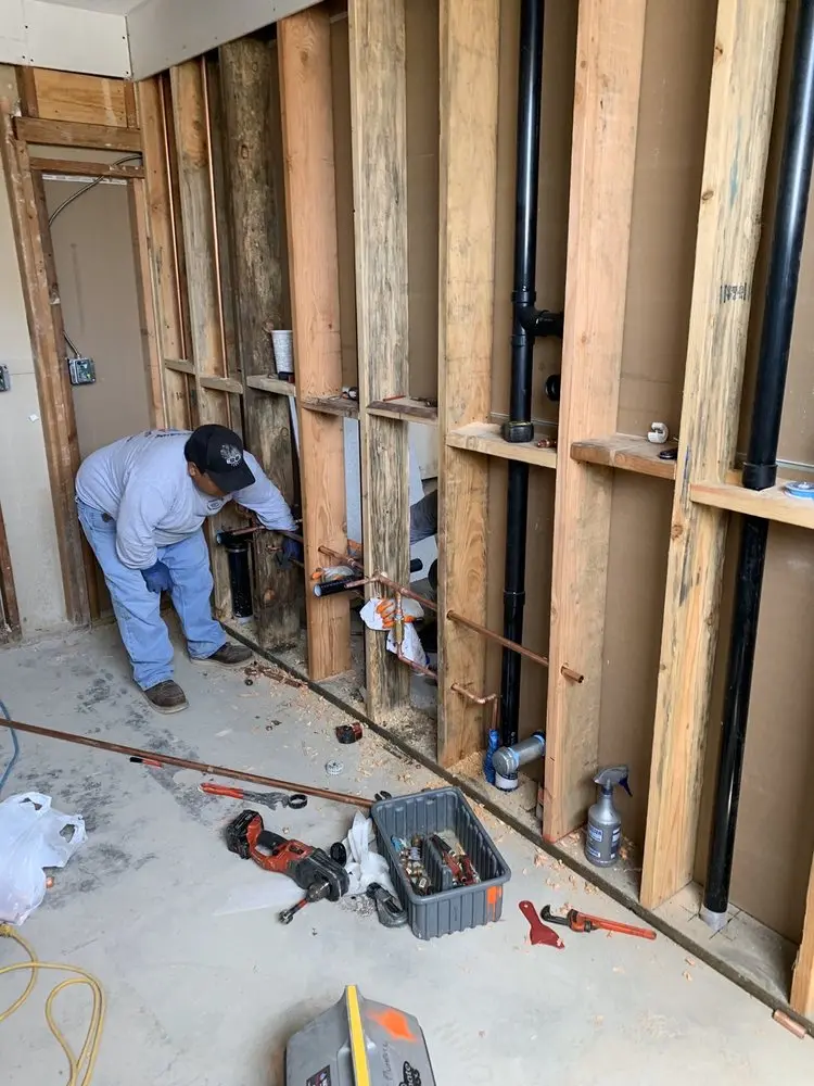Commercial rough-in plumbing for Water Heater Replacement in Lawnside